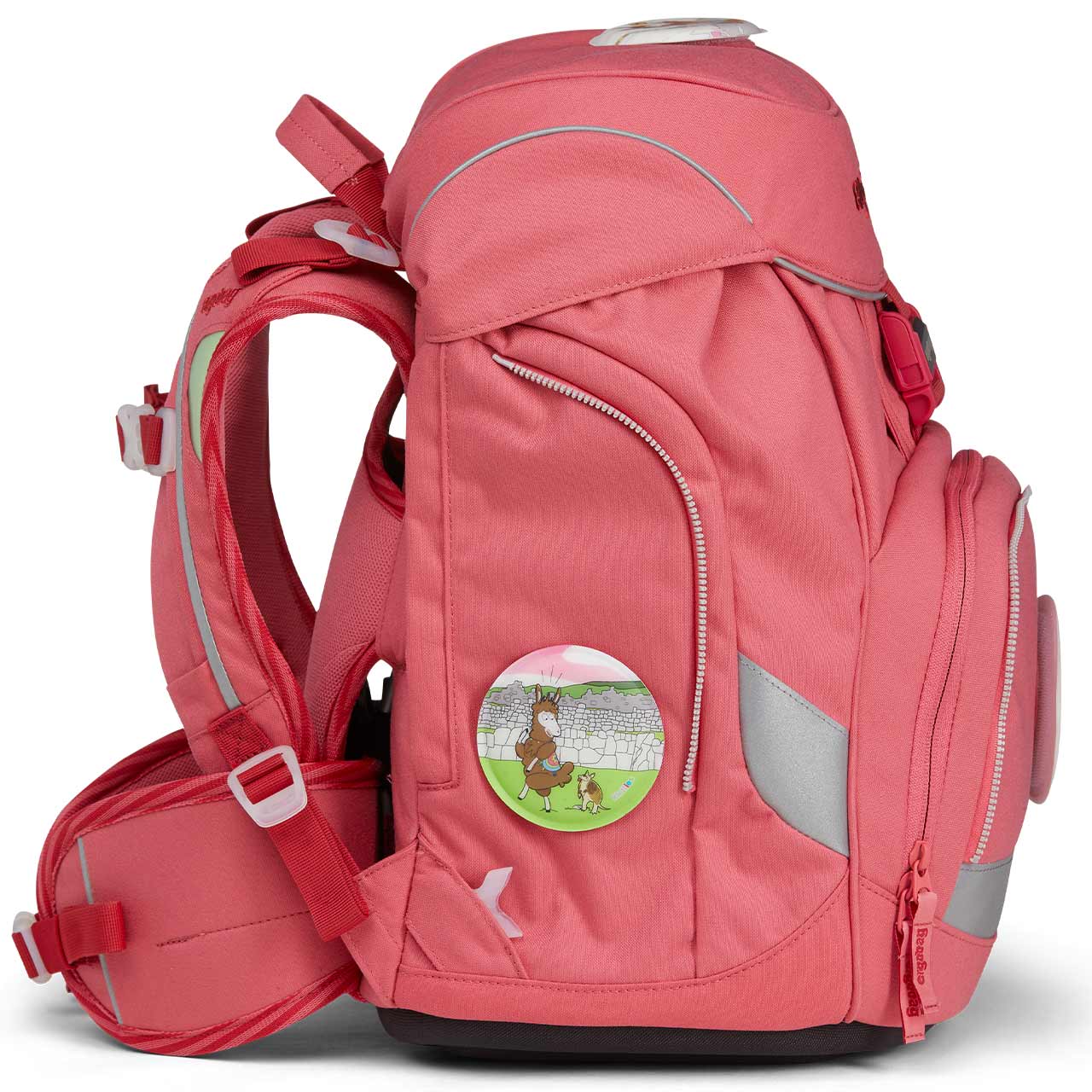 Schulrucksack pack flexibel Lamas in Bärjamas 6 tlg