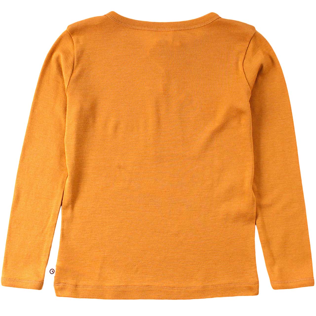 Hochwertiges Wolle Langarmshirt in senfgelb