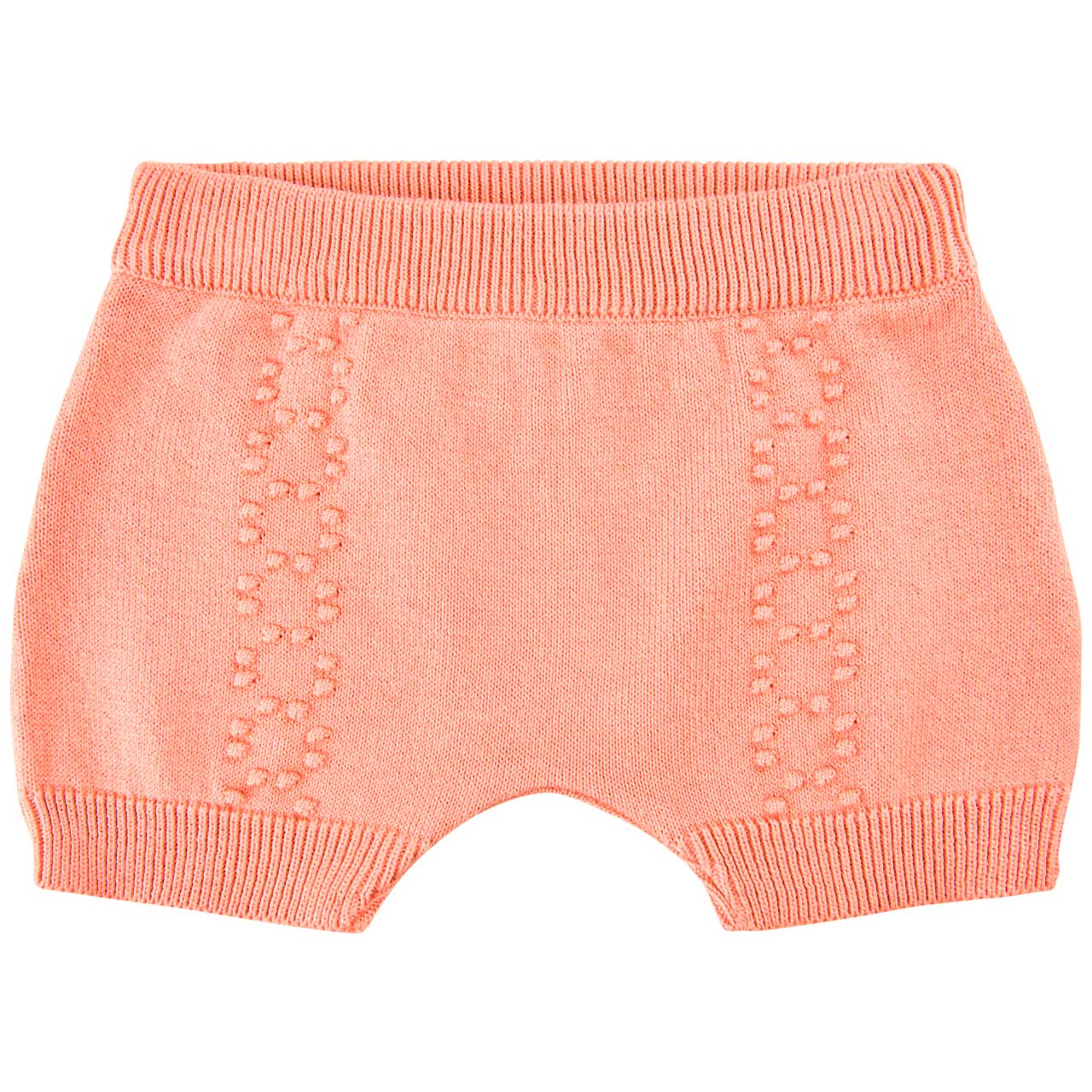 Strick Shorts lachs-rosa