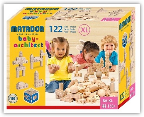 Produktfoto der Verpackung des XL-Babyarchitect-Sets