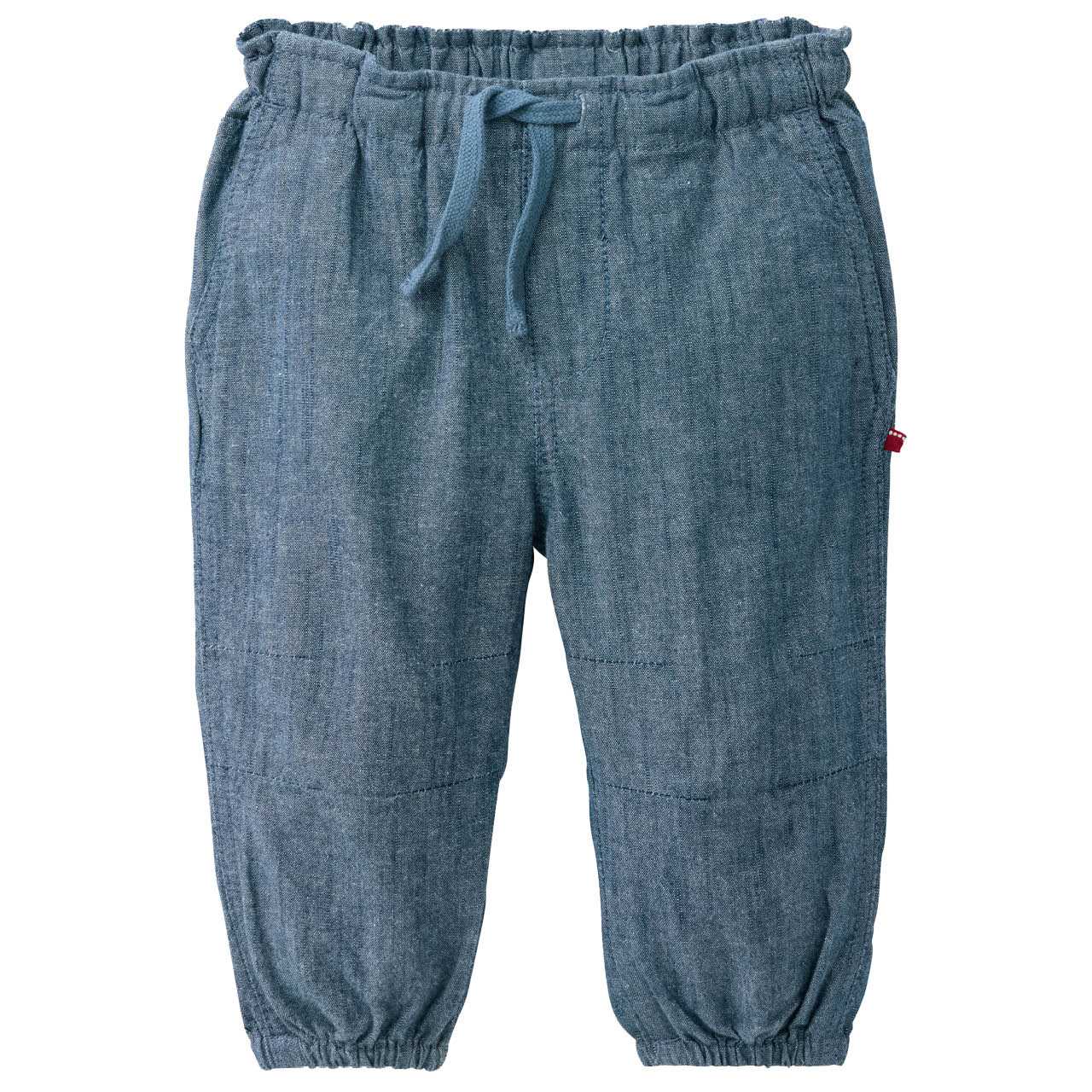 Leichte lockere Hose jeansblau melange