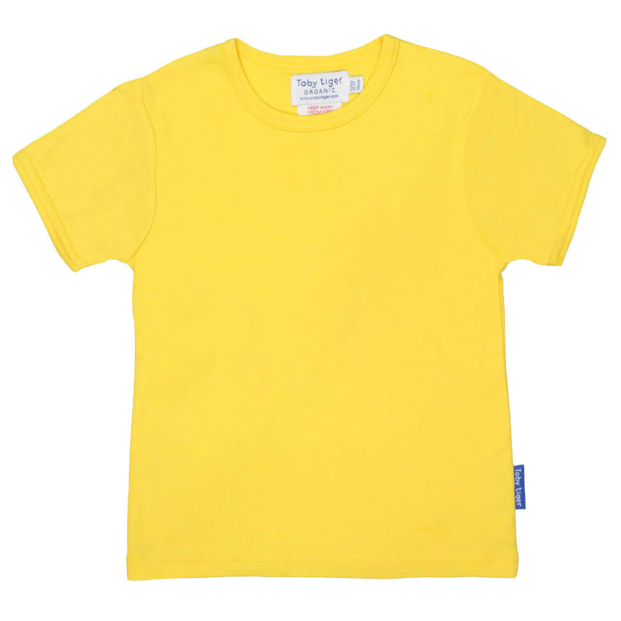 Basic T-Shirt kurzarm gelb