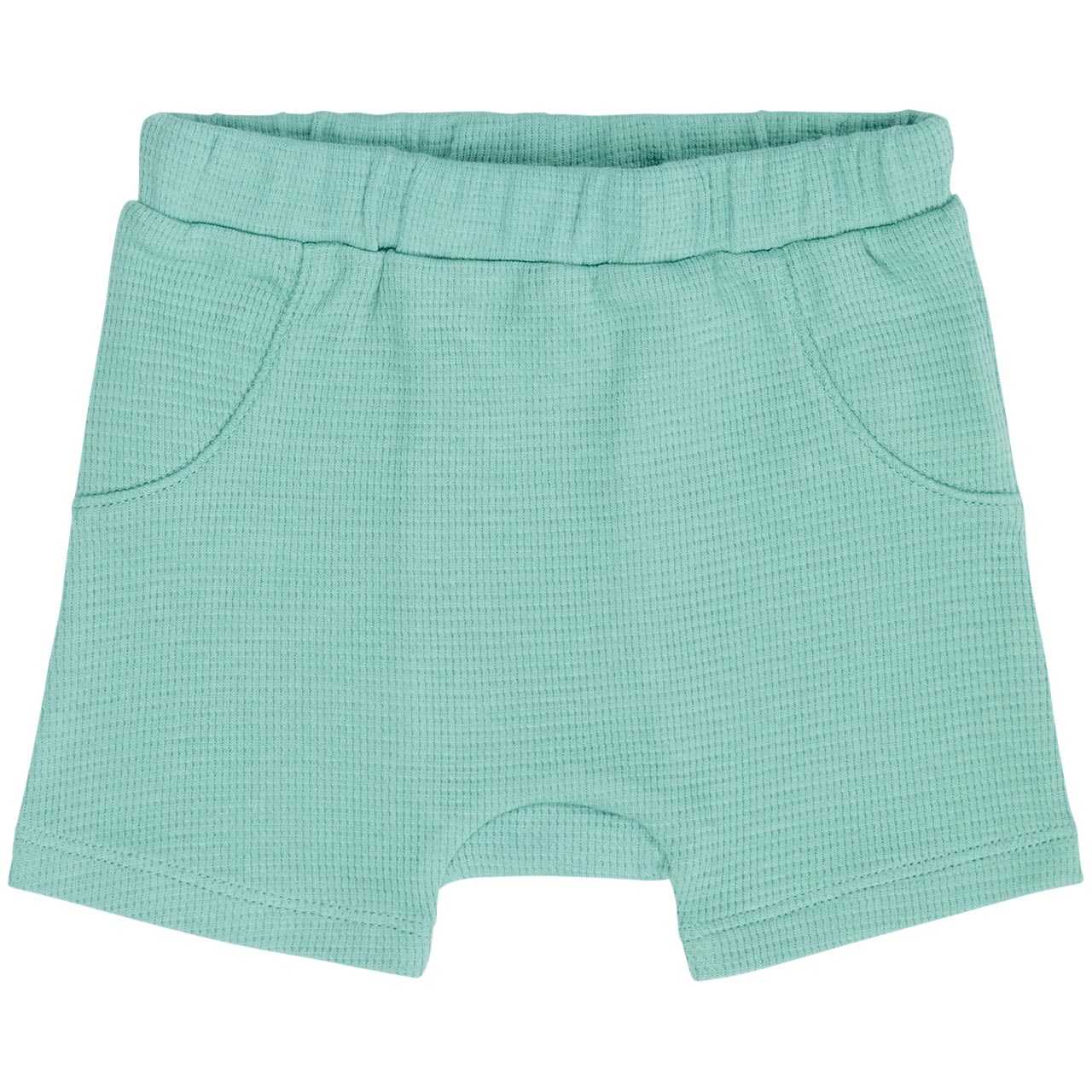 Babyshorts Waffelstruktur türkis