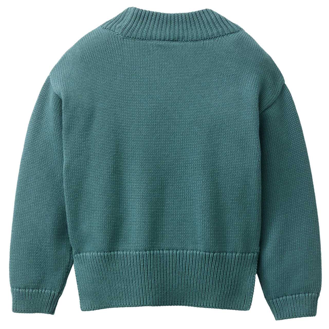 Weicher Strickpullover eukalyptus