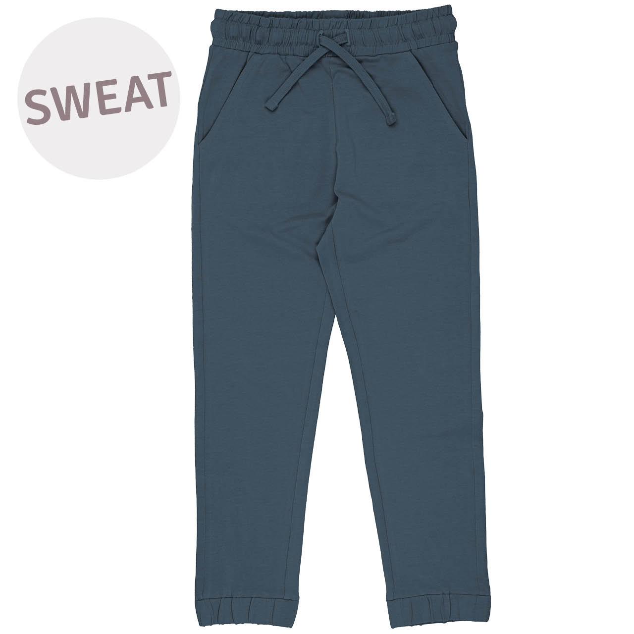 Leichte Sweathose supersoft grau-blau