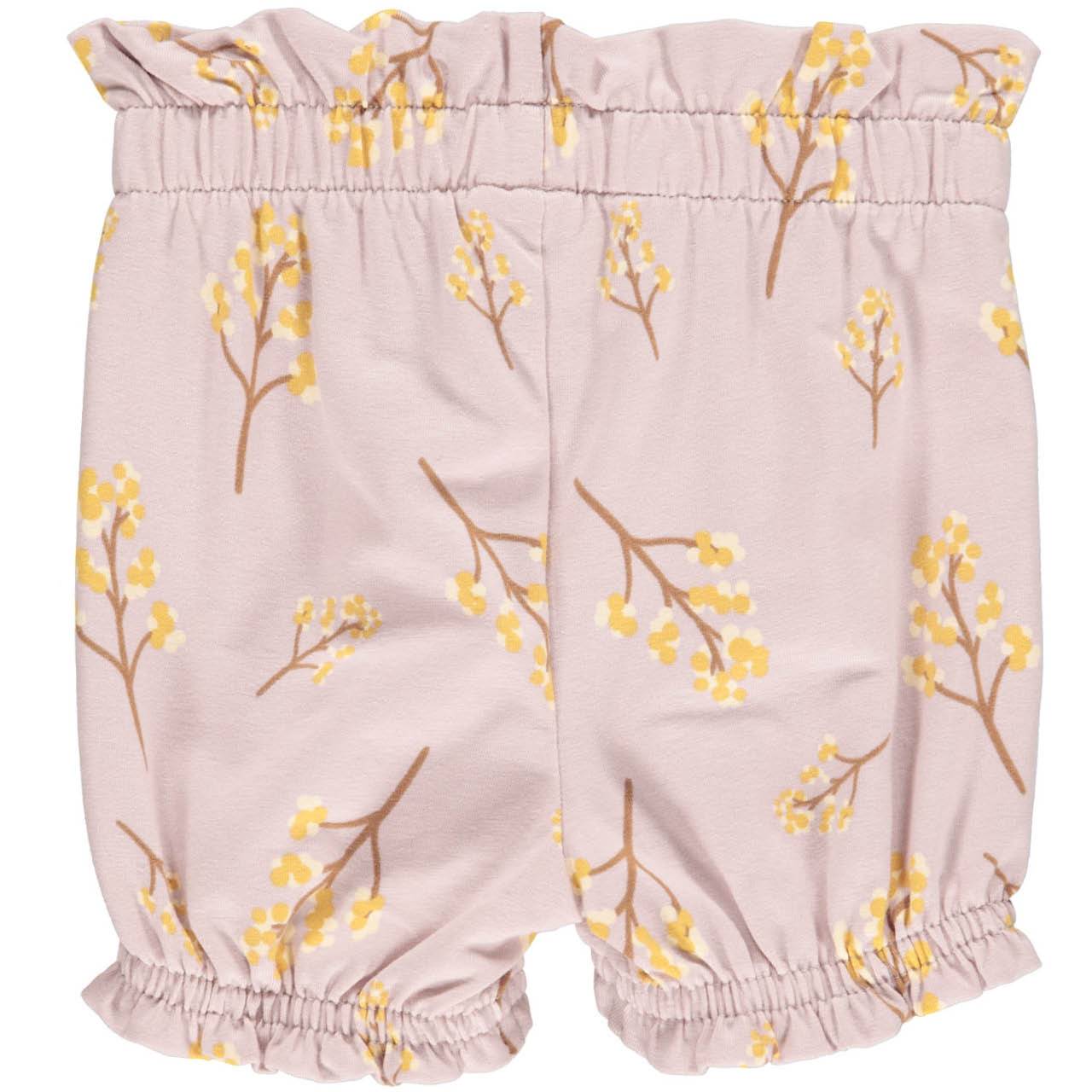 Leichte Pumphose Shorts Blümchen rose