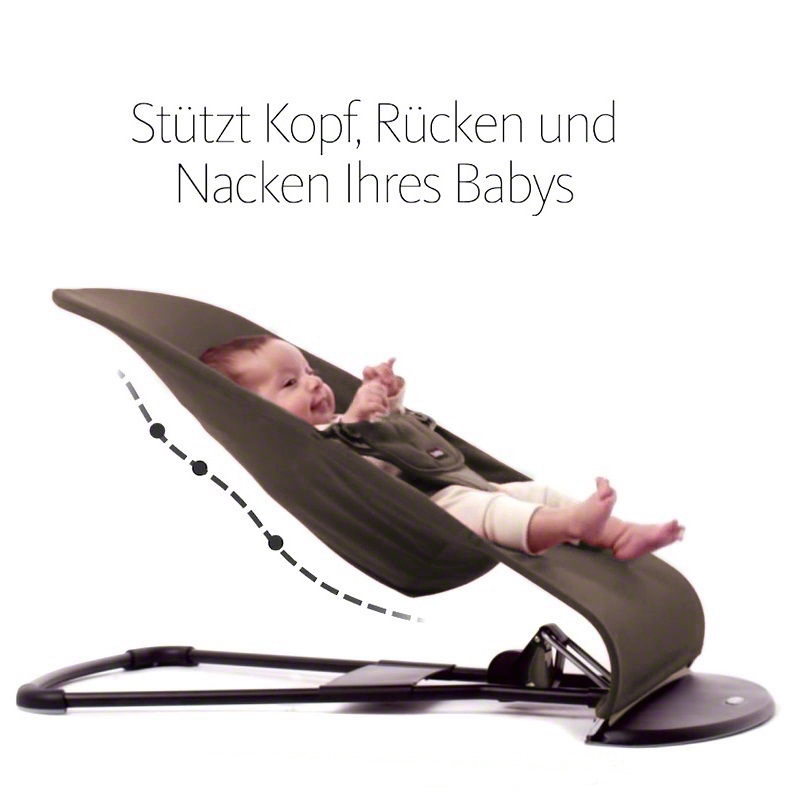 Balance Soft Wippe - ergonomisch, schwarz-grau