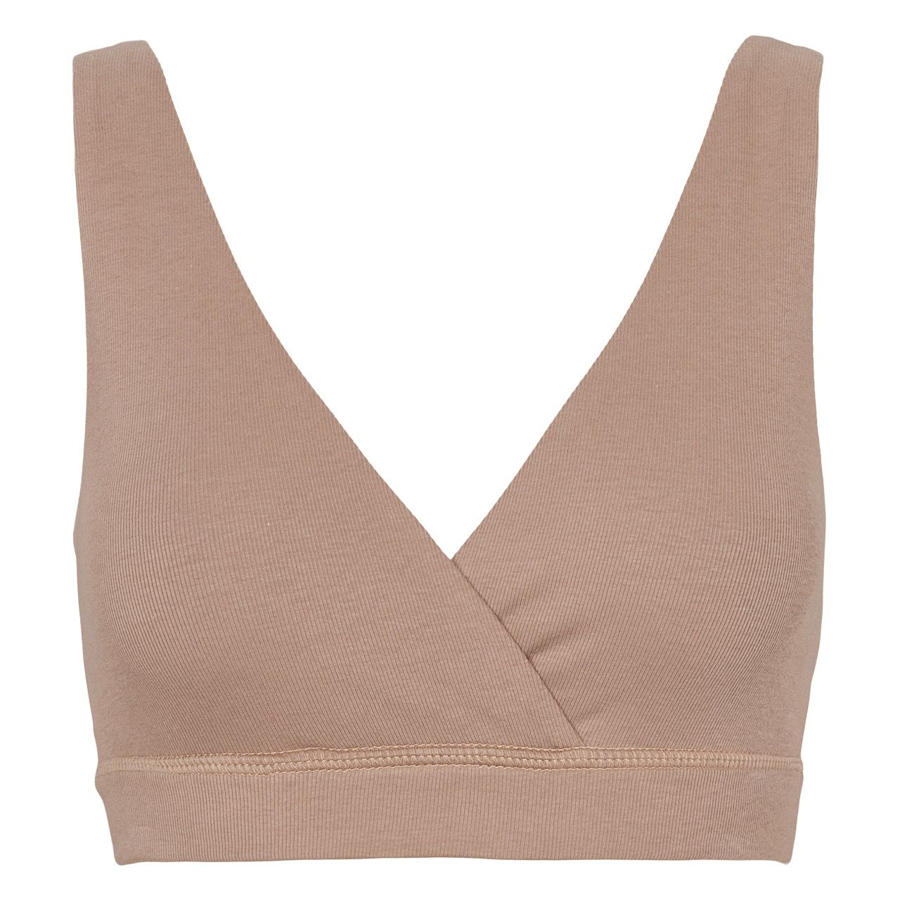 Rippe Damen Bralette beige