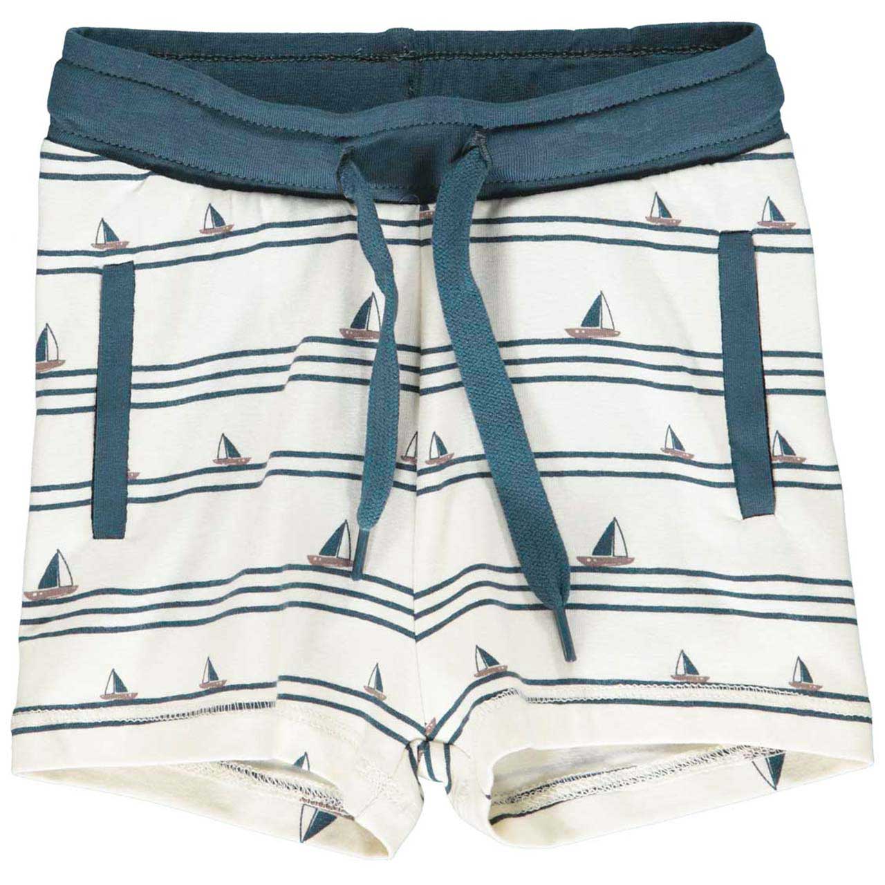 Leichte Shorts Boote cremeweiß