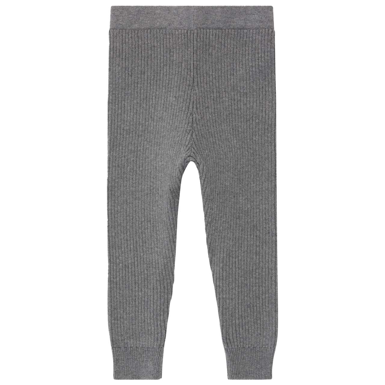 Warme Strickleggings Kinder grau