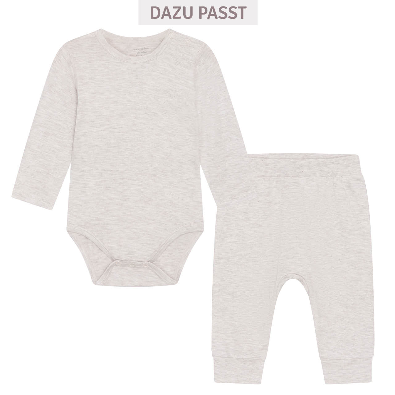 Super weiche Hose Bambusviskose beige meliert
