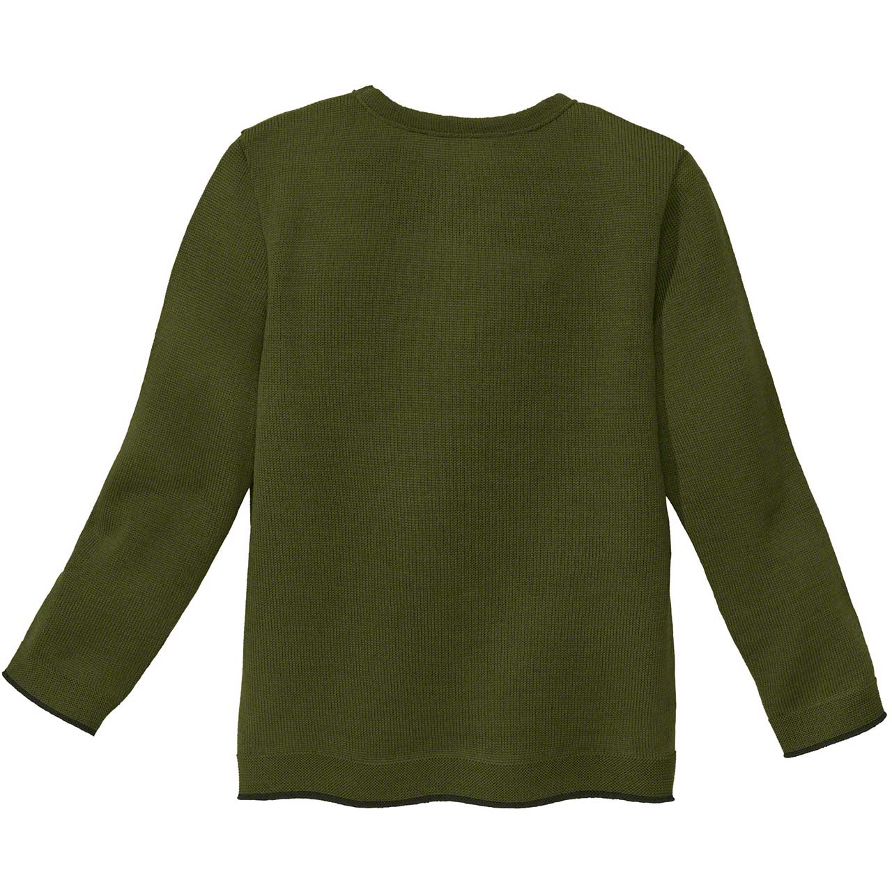 Strick Pullover in oliv-grün