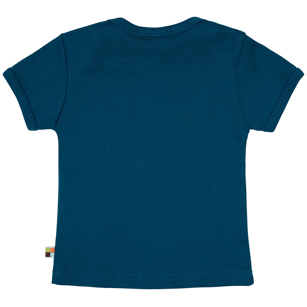 Leichtes T-Shirt Rippe uni navy