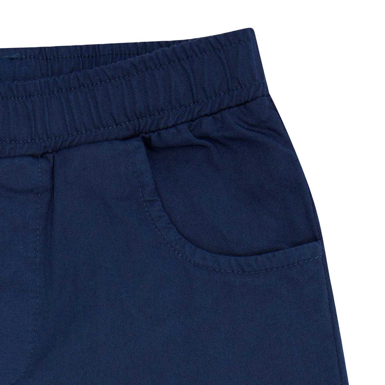 Leichte Twill Sommerhose dunkelblau