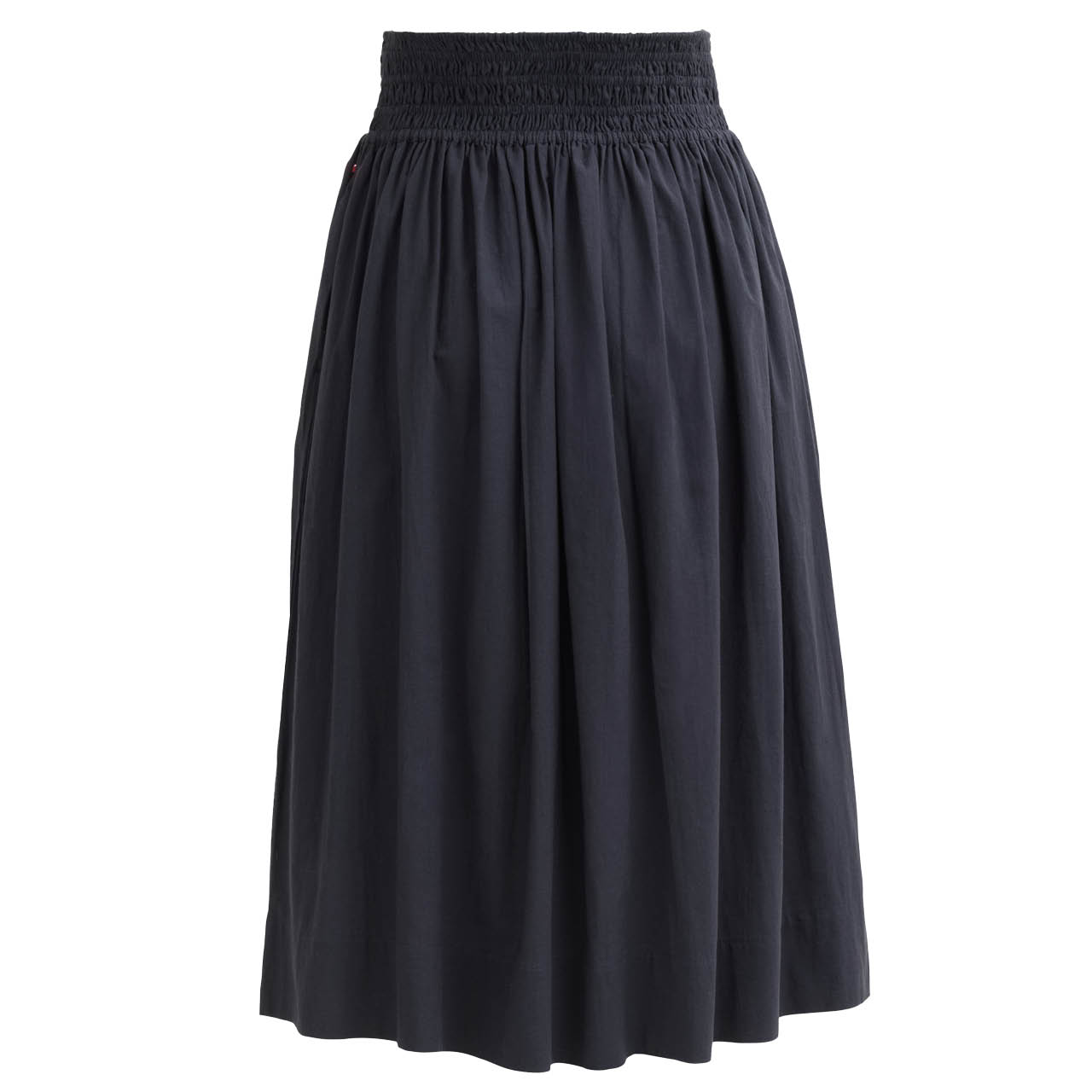 Leichter Damen Midirock dunkelblau