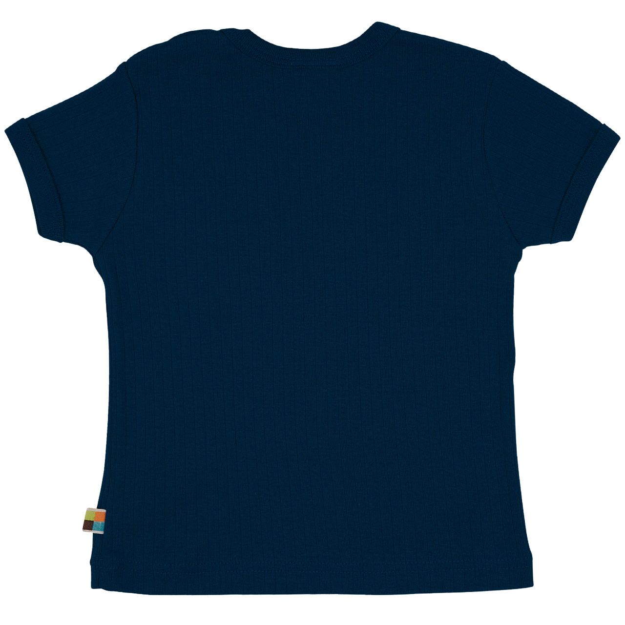 Weiches T-Shirt Rippe marine