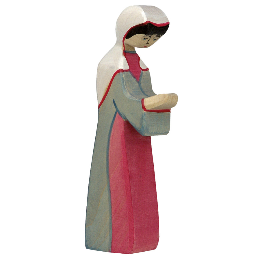 Maria Krippenfigur aus Holz