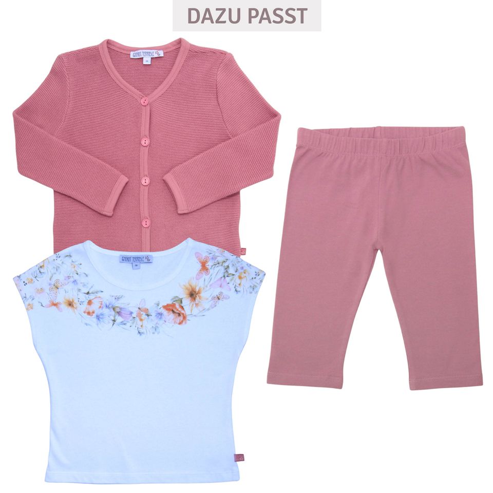 Uni Leggings 3/4 pastell rosa