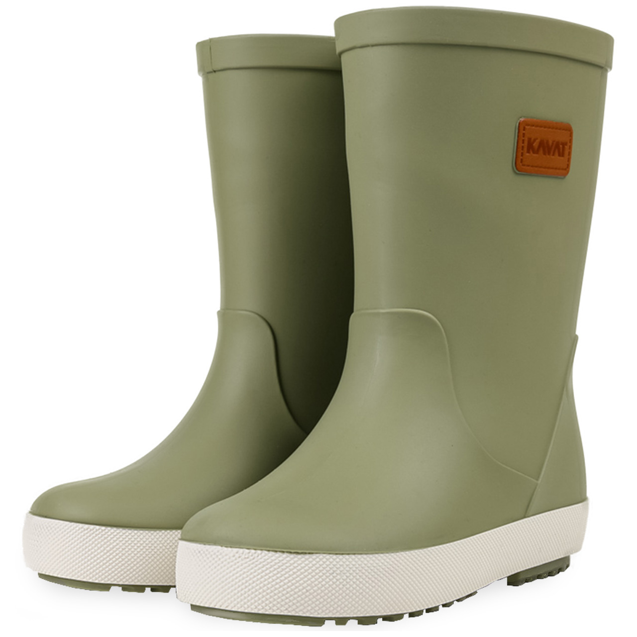 Weiche Regenstiefel khaki