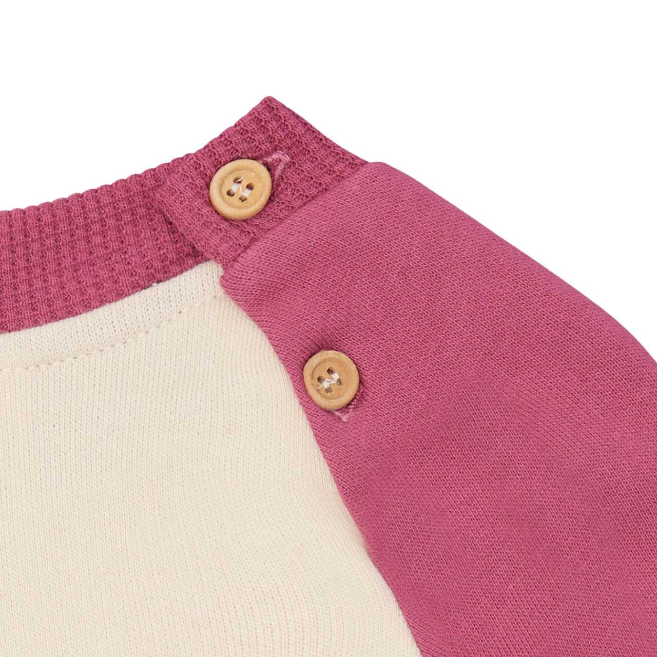 Warmes Raglan Sweatshirt altrosa-creme