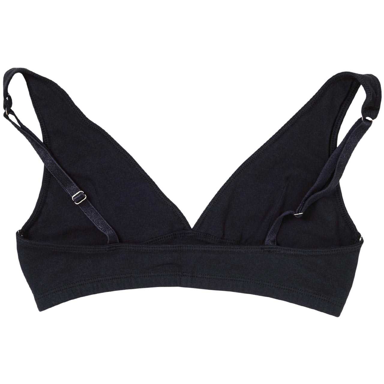 Damen Bralette V-Ausschnitt schwarz