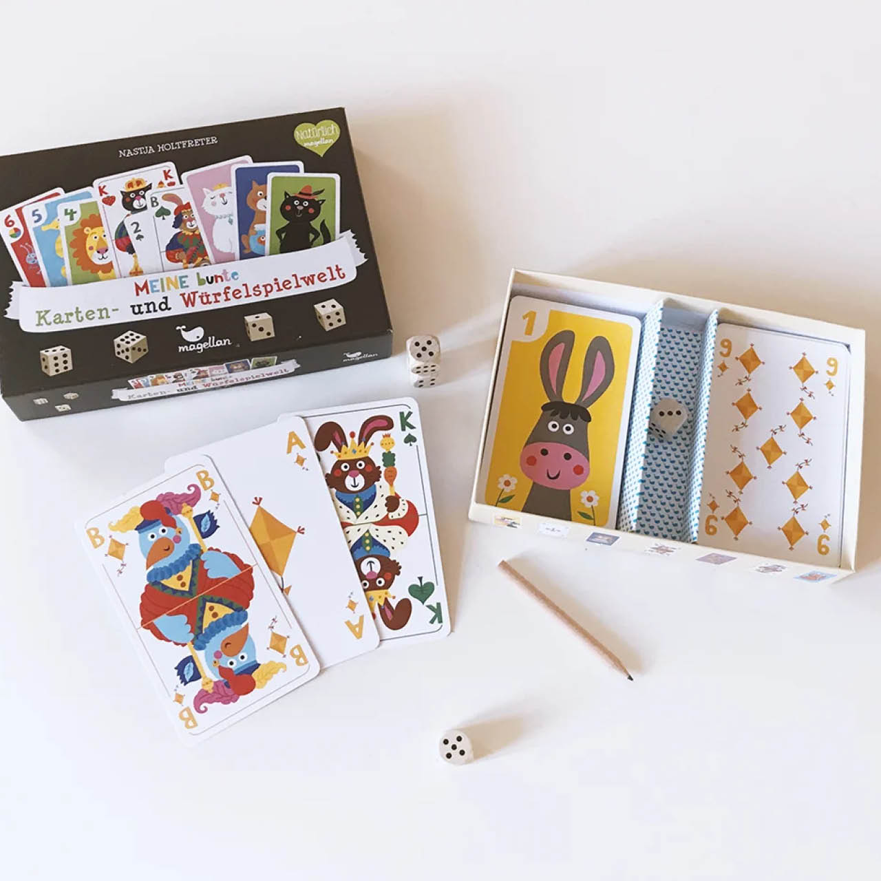 Meine bunte Karten- und Würfelspielwelt Spielesammlung ab 5 Jahren