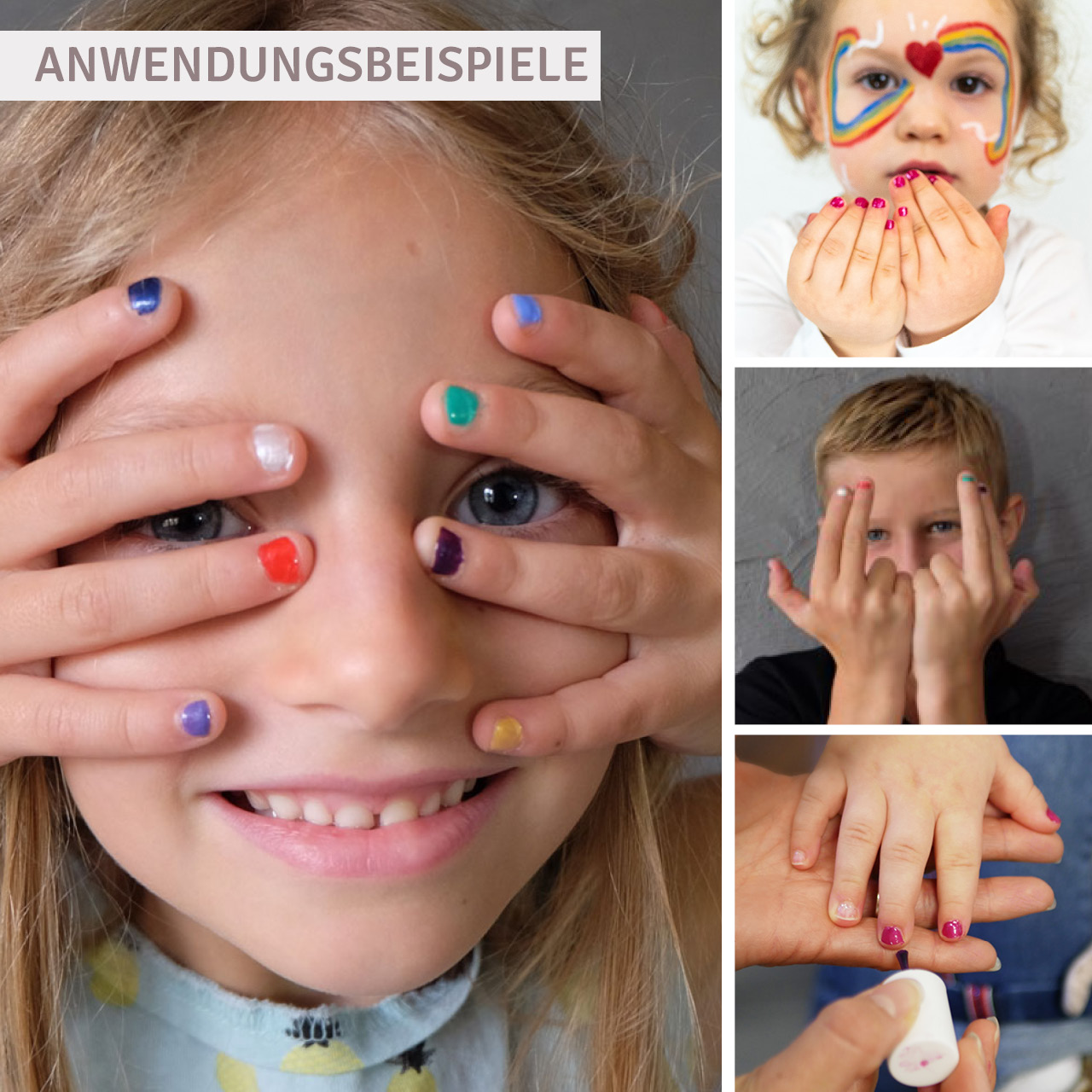 Kinder Nagellack auf Wasserbasis - Karibikblau