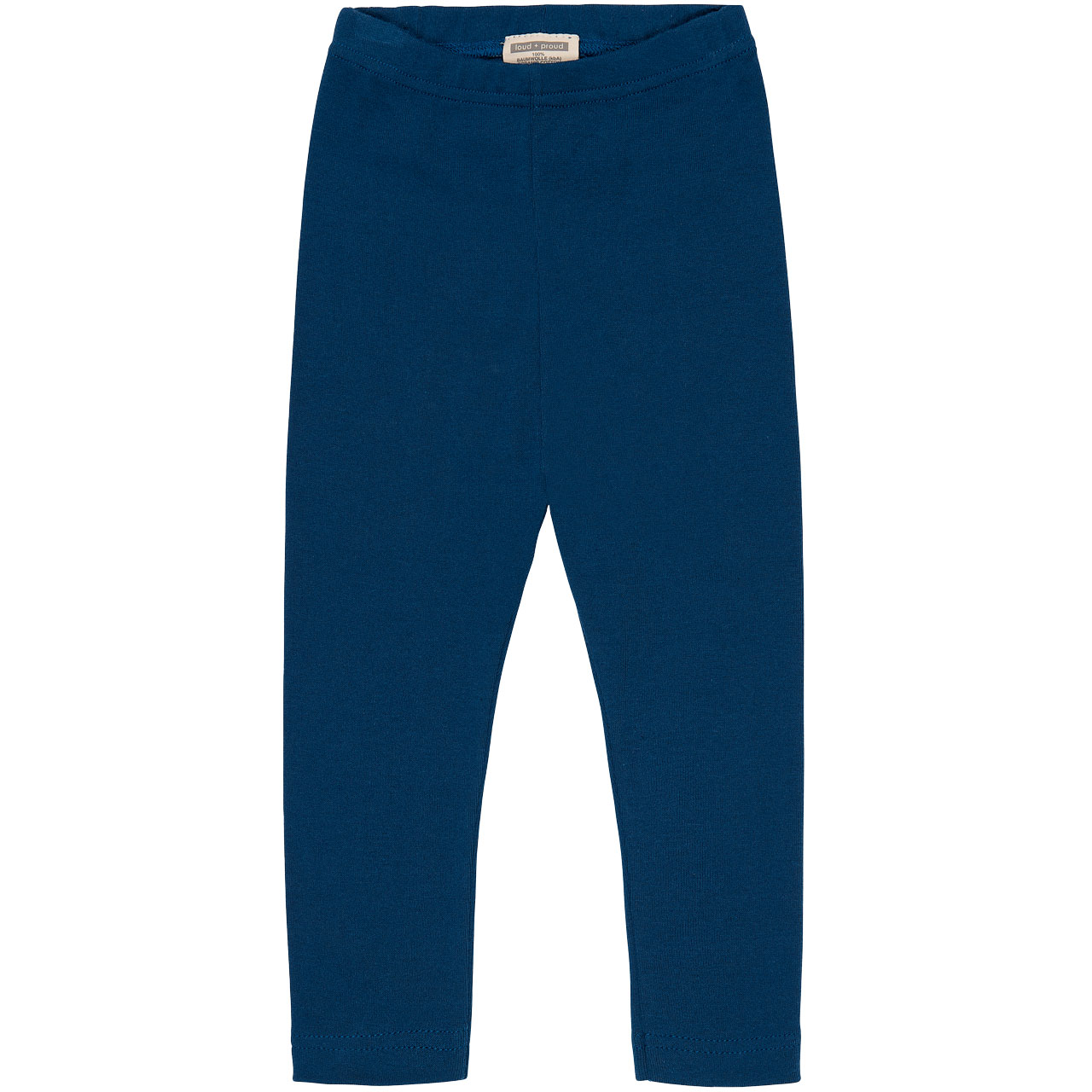 Leichte Rippe Leggings 100% Bio-Baumwolle uni navy