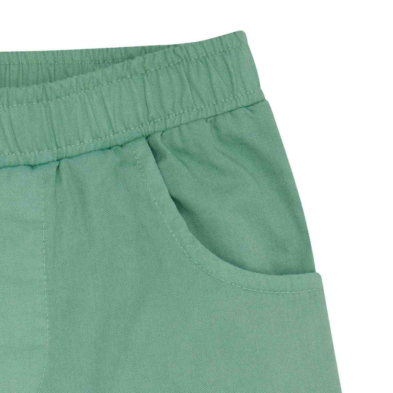 Leichte Twill Sommerhose grün