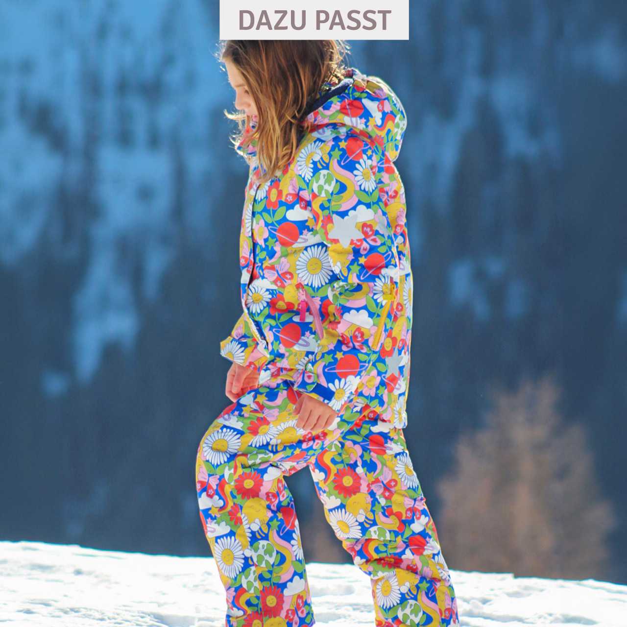 Gefütterte Schneehose retro