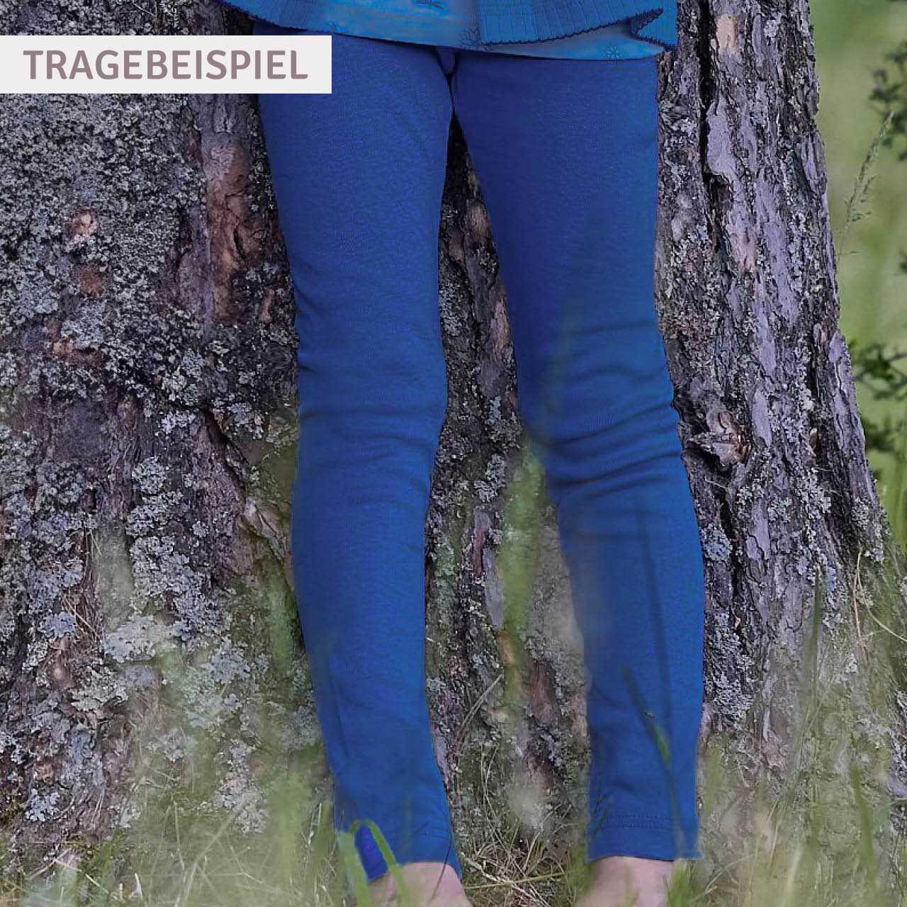 Leichte Feinripp Leggings 100% Bio Baumwolle rosa