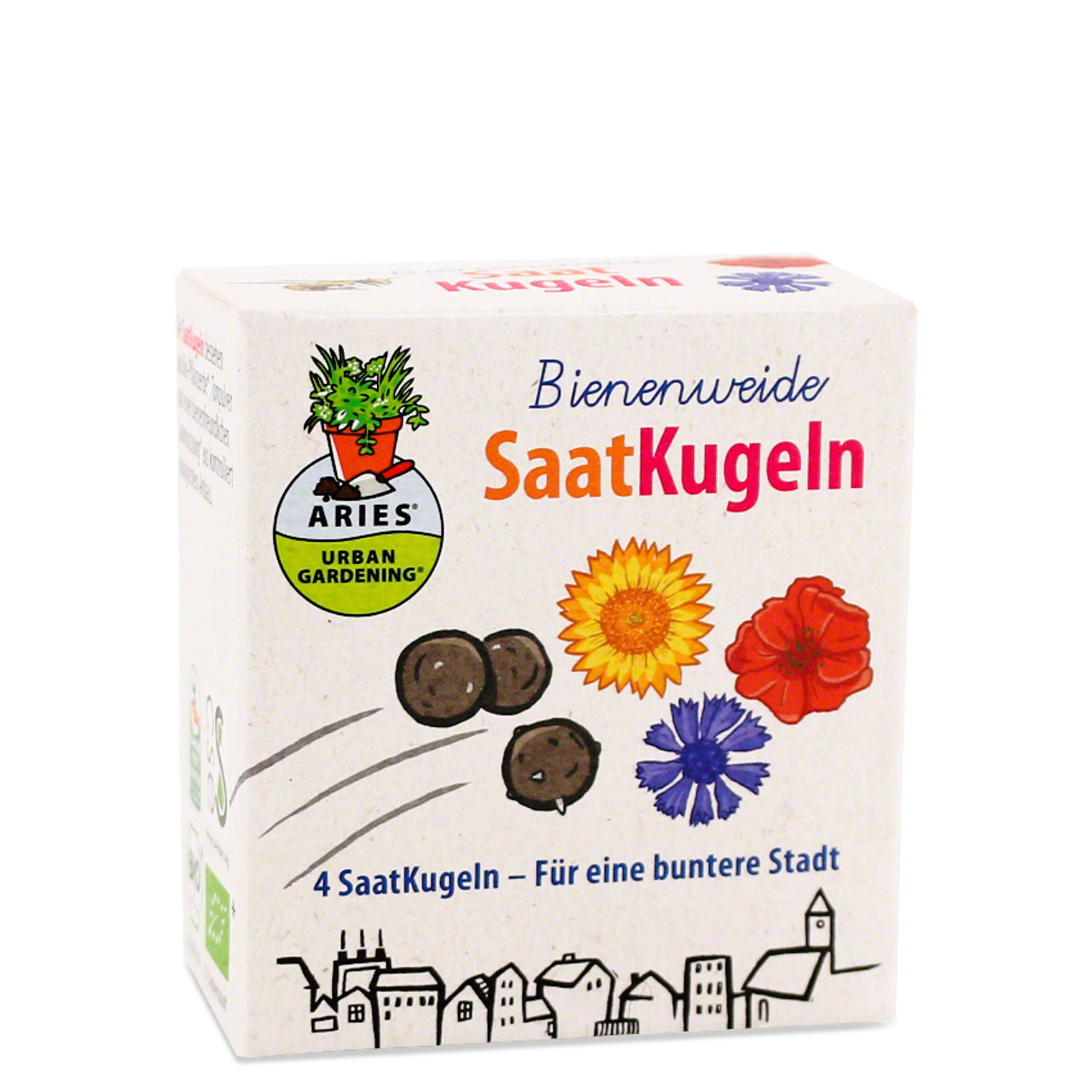 Saatkugeln im 4er Set – bienenfreundliche Blumen