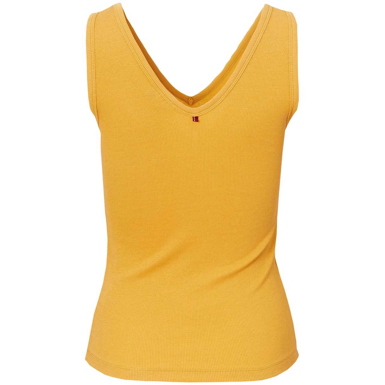 Damen Ripp Tank Top gelb