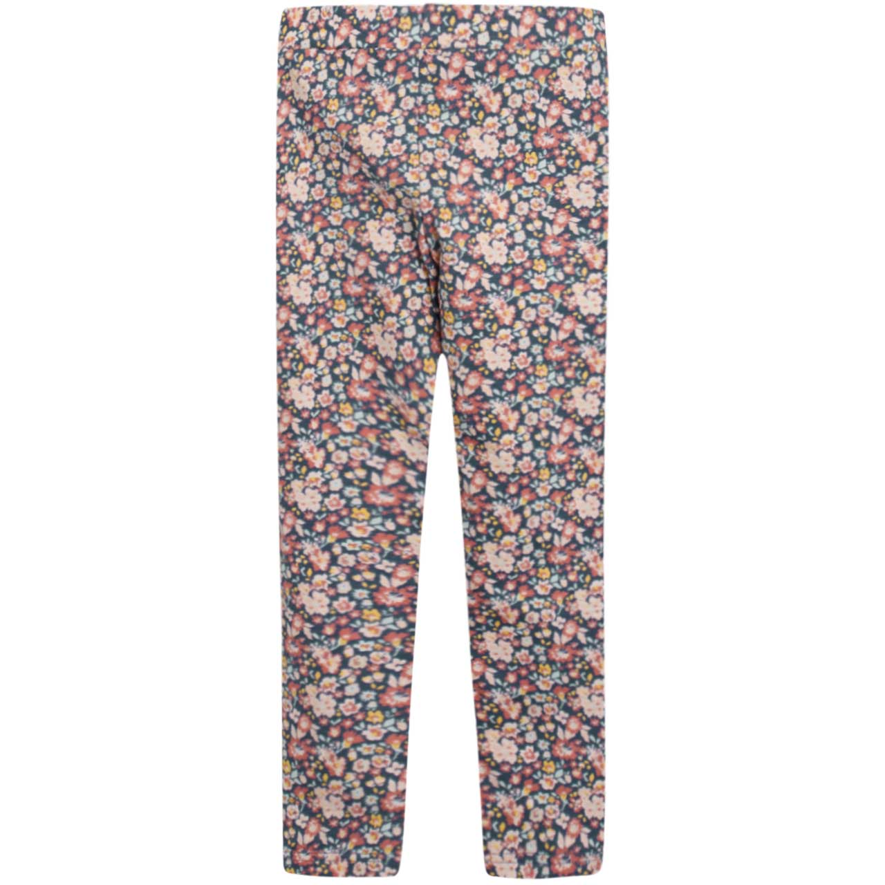 Blümchen Leggings rosa