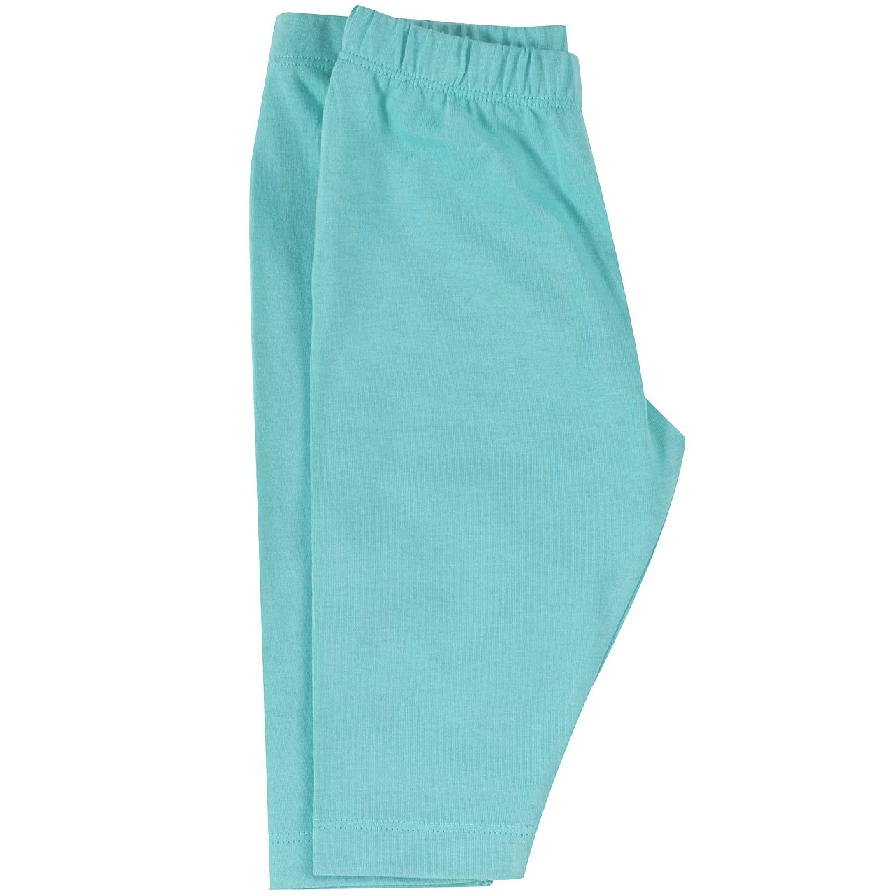 3/4 Uni Leggins Capri blau-grau