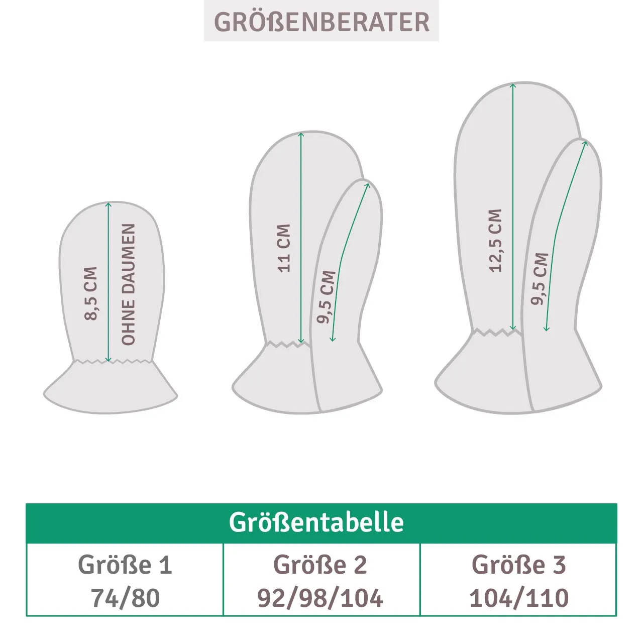 Walk-Handschuhe Kinder rosa