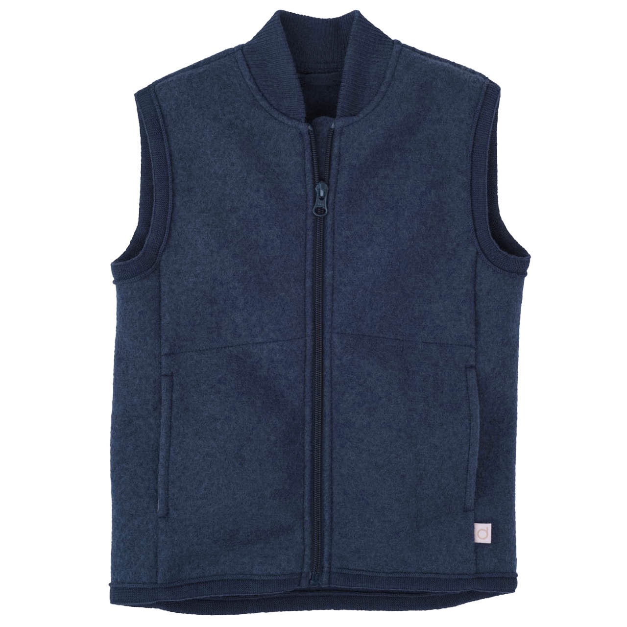 Walk-Weste Zipper indigoblau