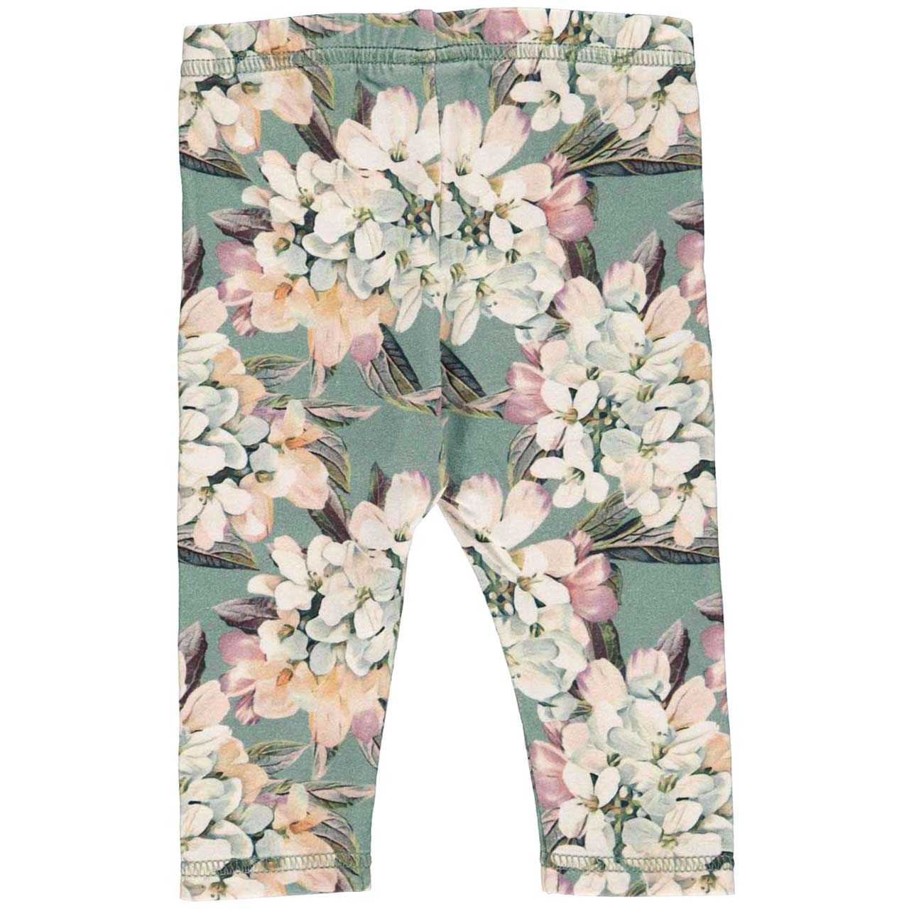 Edle Blumen Leggings pastell