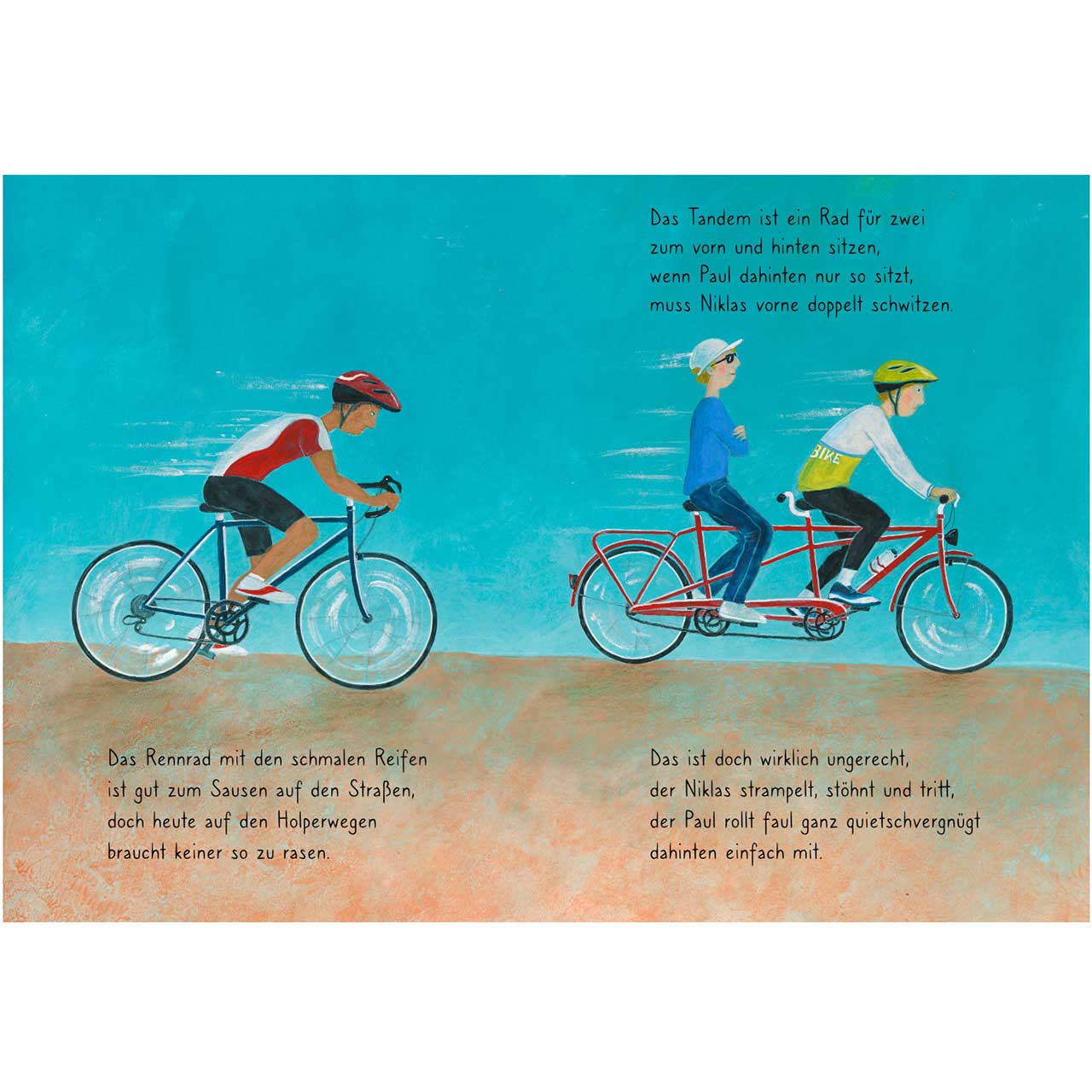 Rauf aufs Fahrrad, fertig, los! - Kinderbuch ab 3 Jahren