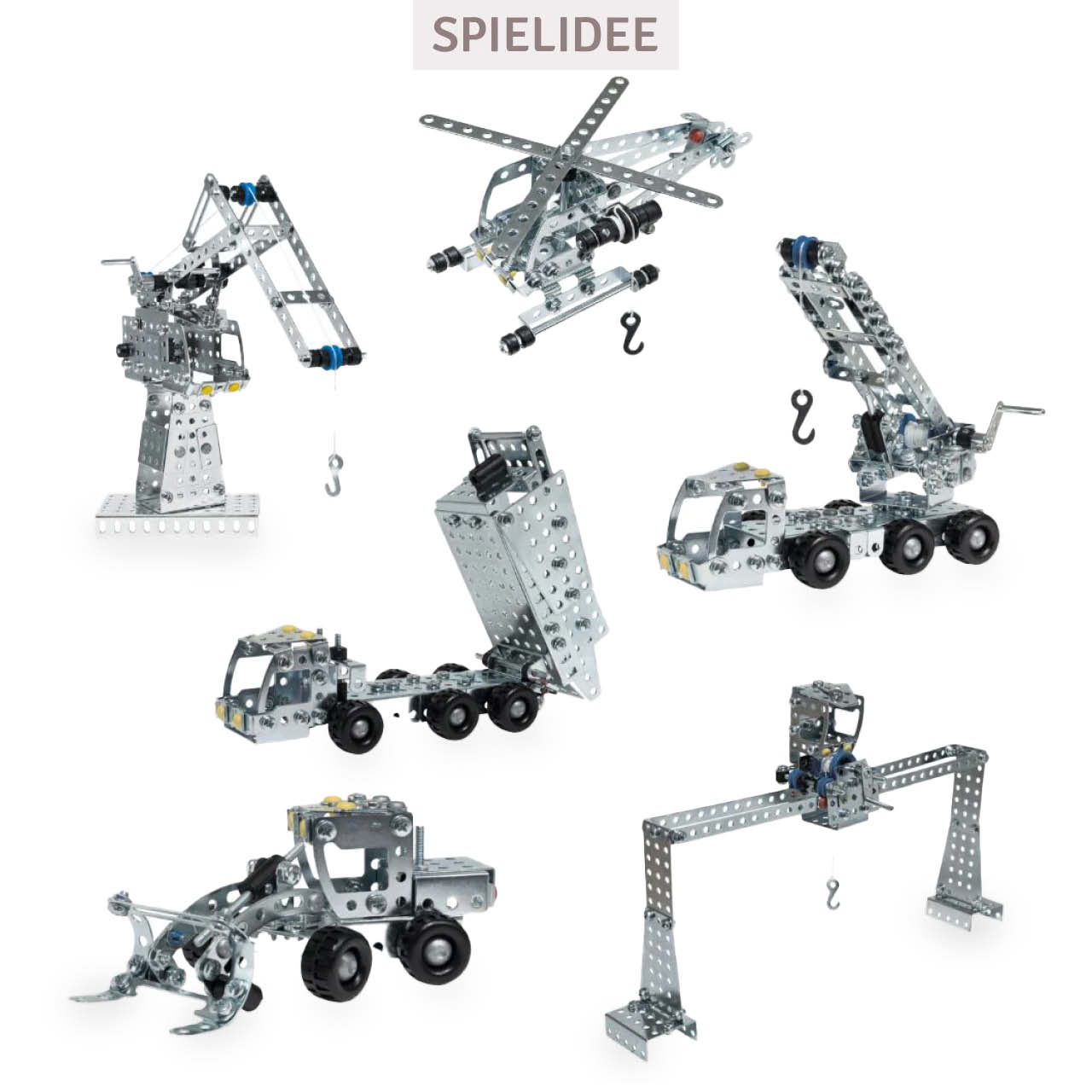 Metallbausatz Multimodell-Set