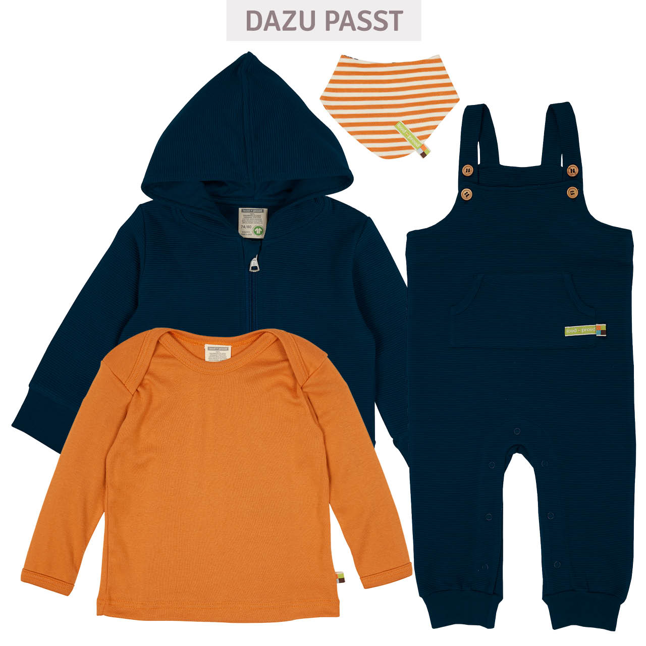 Feinripp Shirt weich und elastisch 100% Baumwolle orange