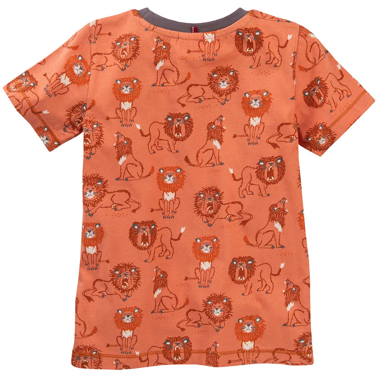 Sommerlicher Schlafanzug Löwen orange