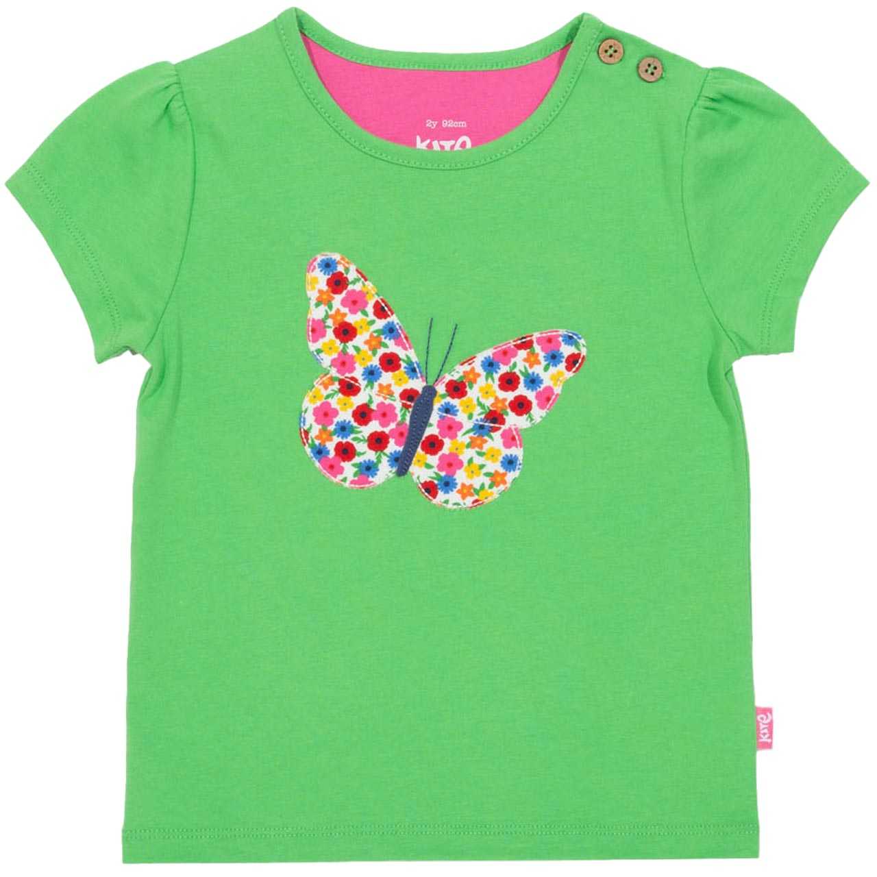 Schmetterling T-Shirt grün