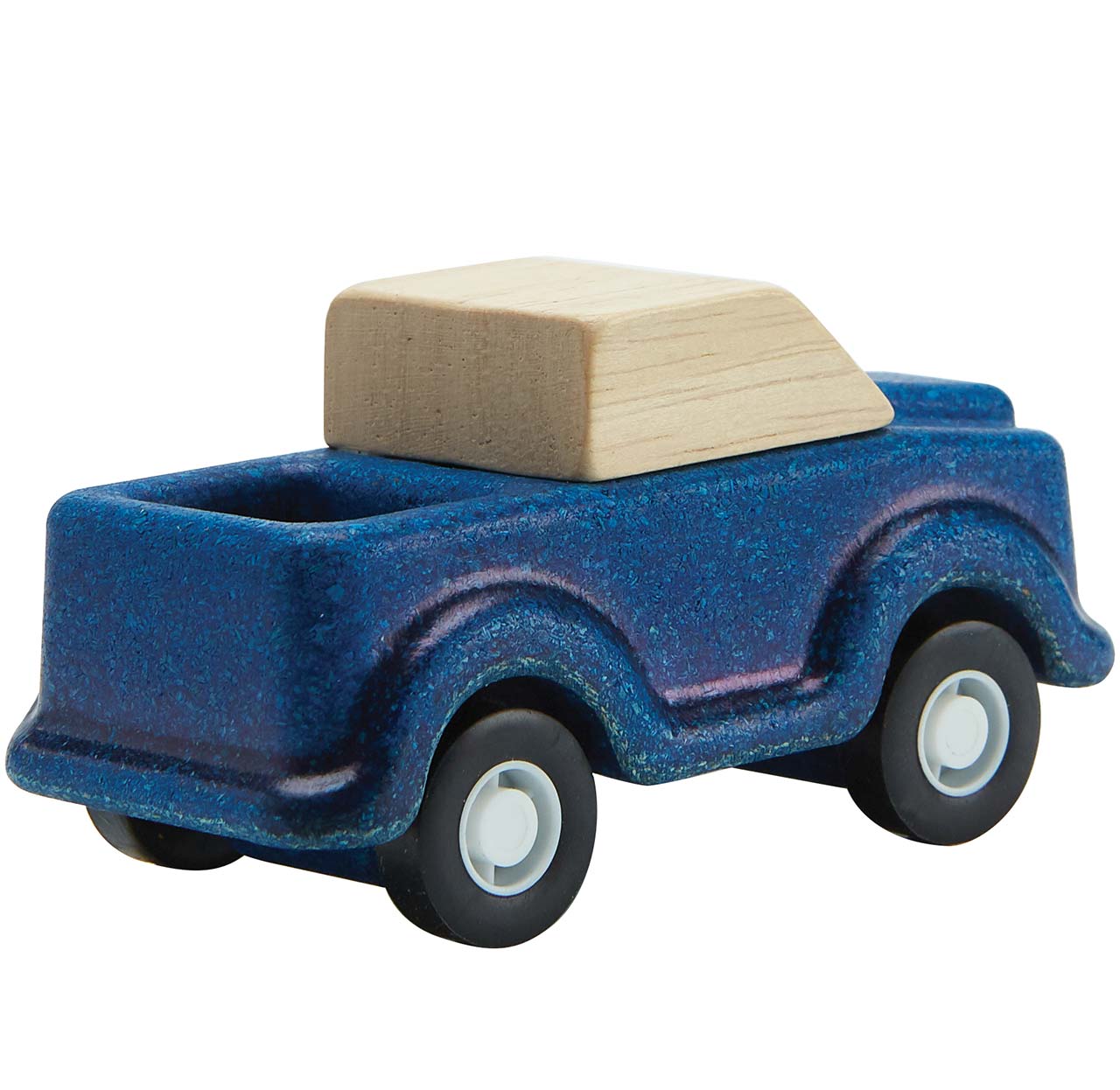 Spielzeug Auto aus Holz ab 3 Jahren blau - 7 cm lang