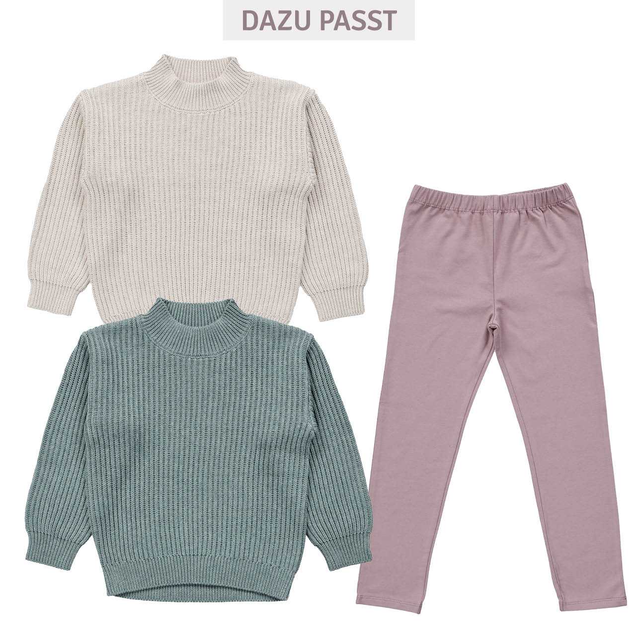 Softe Uni Leggings mauve