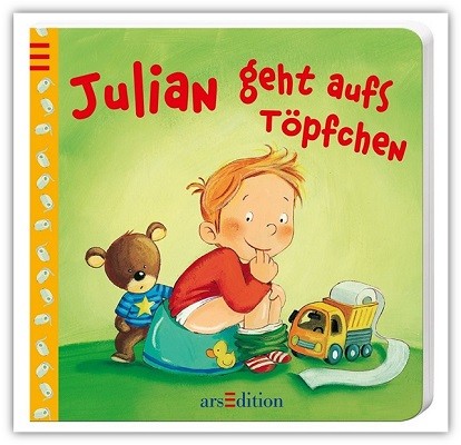 Bilderbuch-Cover von "Julian geht aufs Töpfchen"