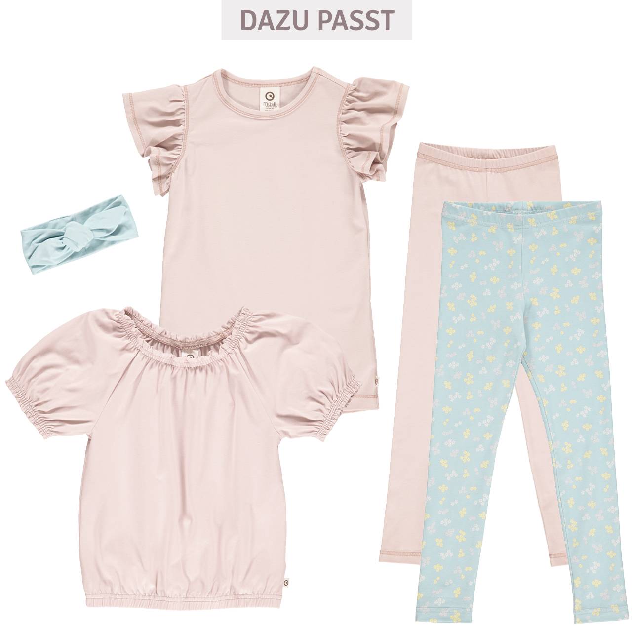 Edles Haarband uni babyblau