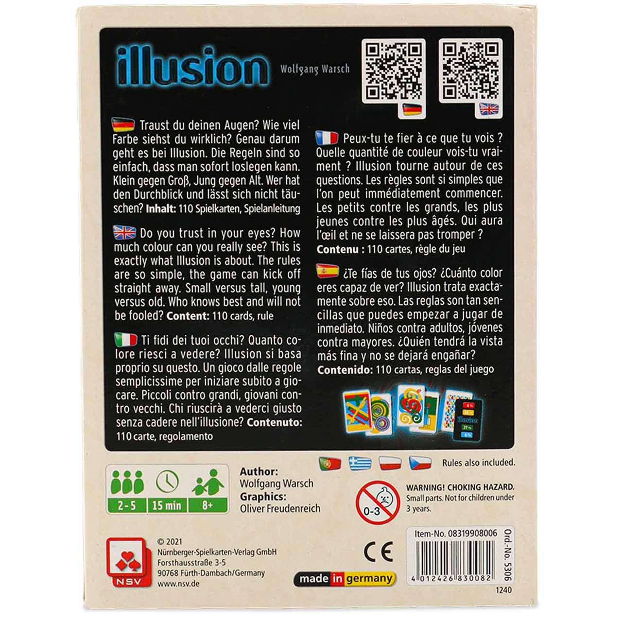 Illusion – Kartenspiel ab 8 Jahren