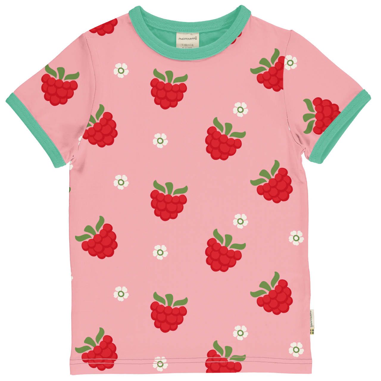 Shirt kurzarm Himbeeren rosa