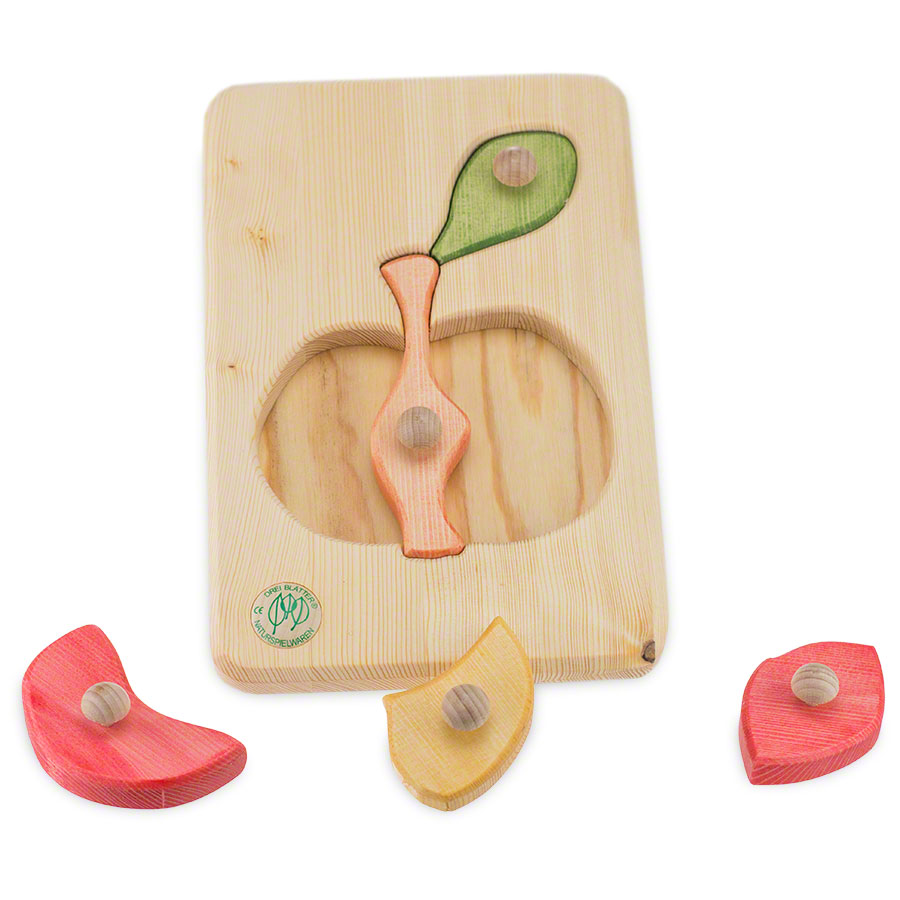 Holzpuzzle Apfel ab 18 Monate